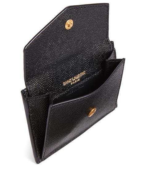 ysl mini monogram wallet|ysl card wallet.